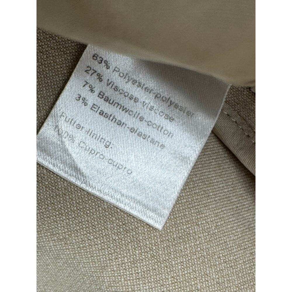 Akris Punto Double Breasted Tailored Blazer Beige Size 4 - Picture 13 of 15